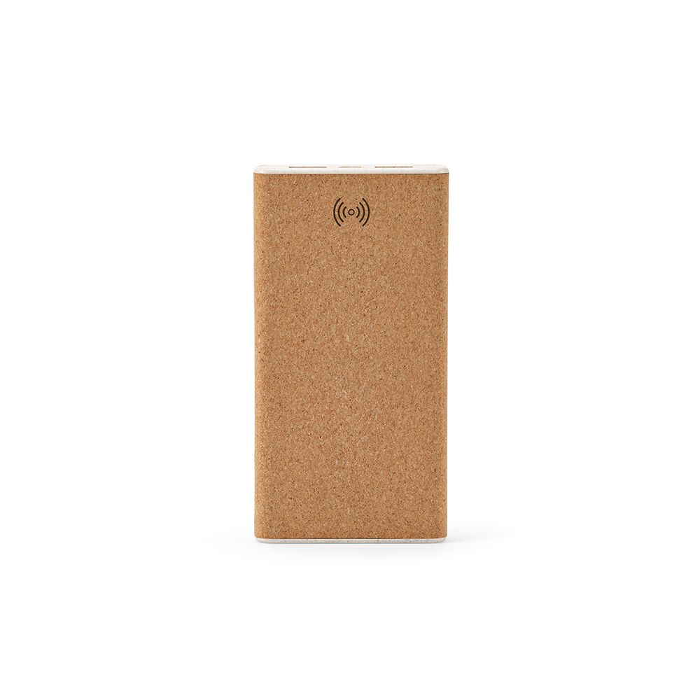 Picture of Archimedes Powerbank Cork and Wheat straw 10000mAh. 15W