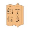 Picture of Sagan 4-in1 Cable rTPR. Backlit logo and hanging loop