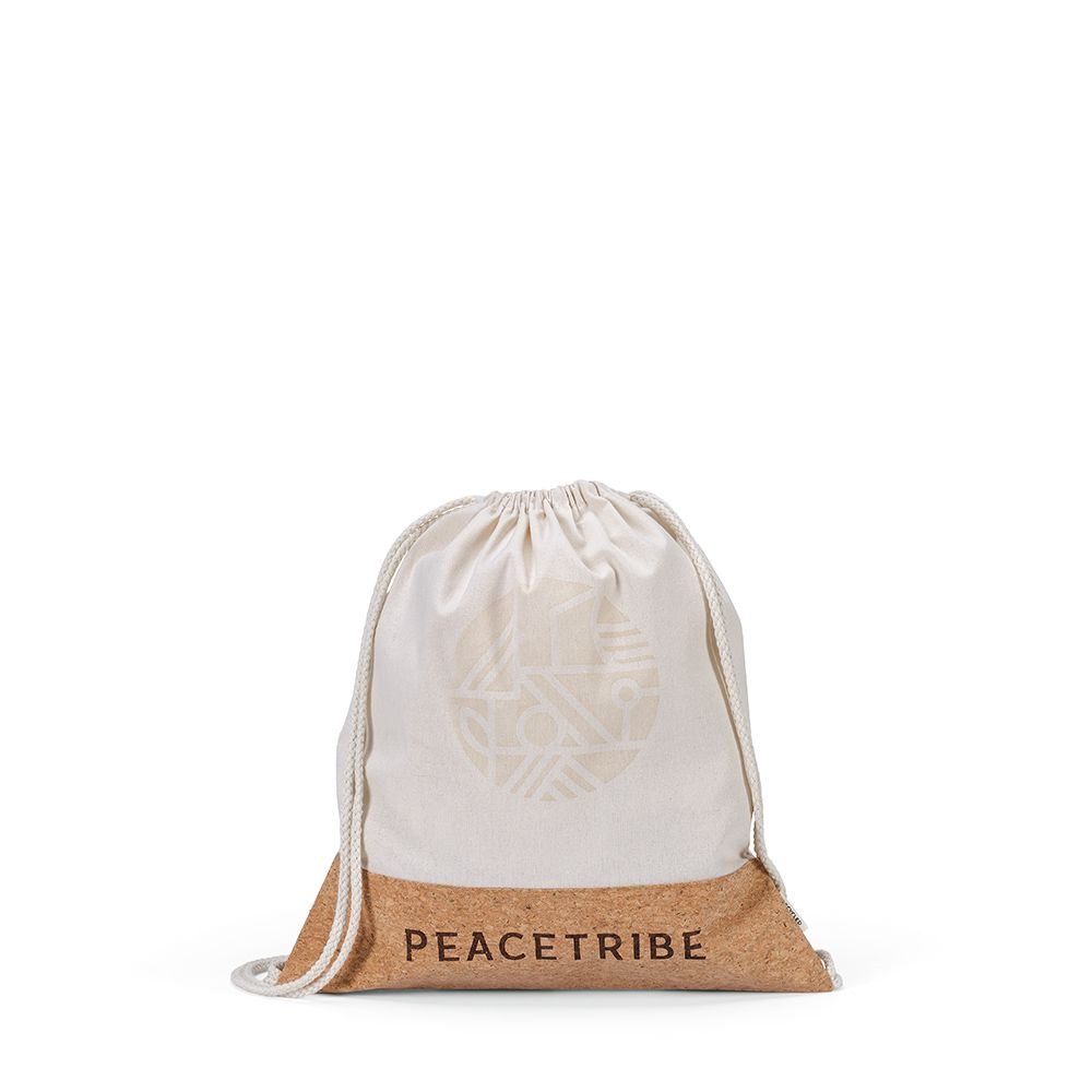 Picture of Orizaba Drawstring Bag rCotton 180gsm and Cork