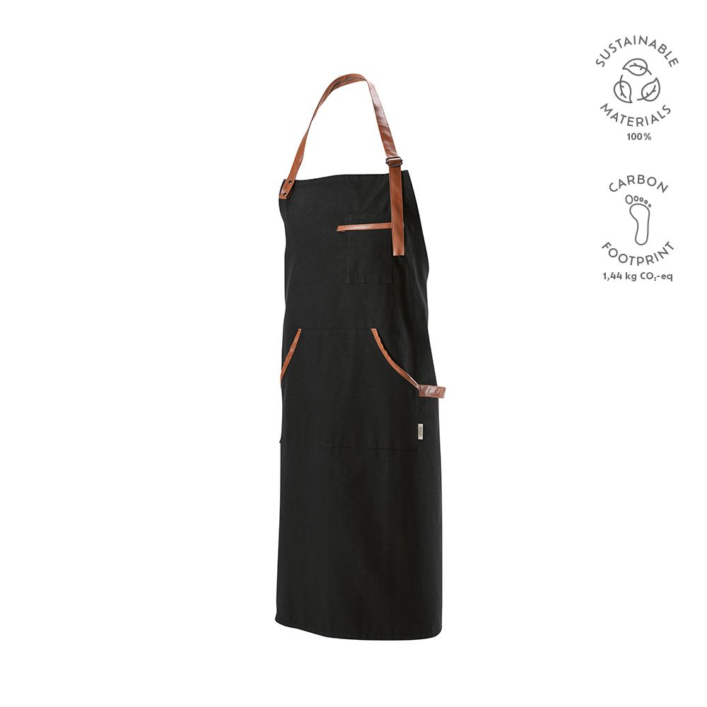 Picture of Goya Apron rCotton 300gsm and rPU details
