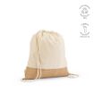 Picture of Denali Drawstring Bag rCotton 180gsm and Jute 275gsm