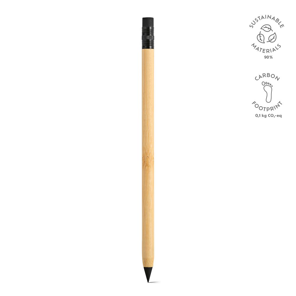Picture of Kerouac Inkless Pen Bamboo with graphite tip and eraser