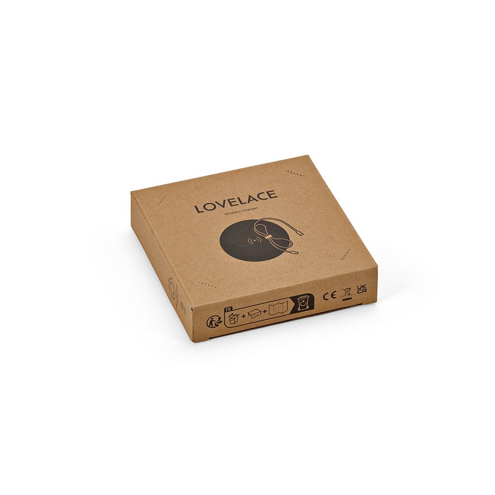 Picture of Lovelace Wireless Charger Limestone. 15W. USB-C Port