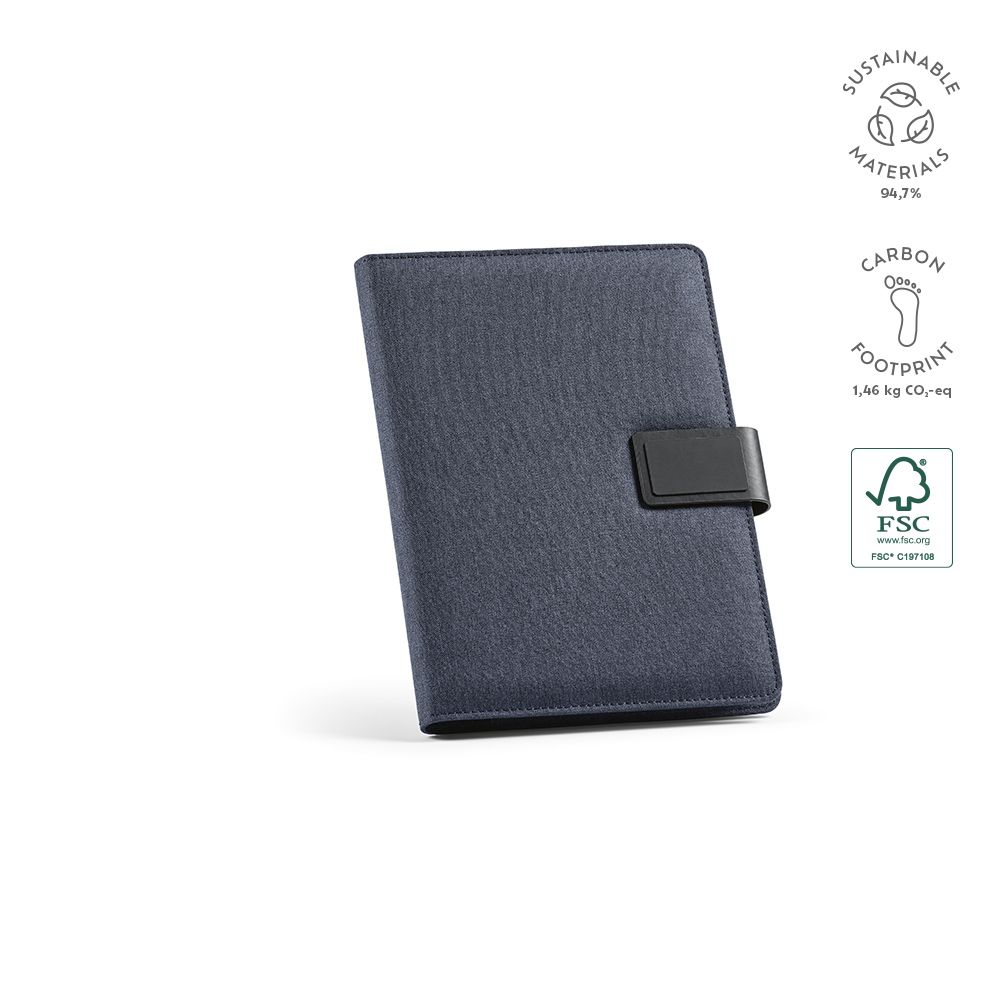 Picture of Tolstoy A5 Folder rPET. 64 FSC sheet notepad and rPU closure