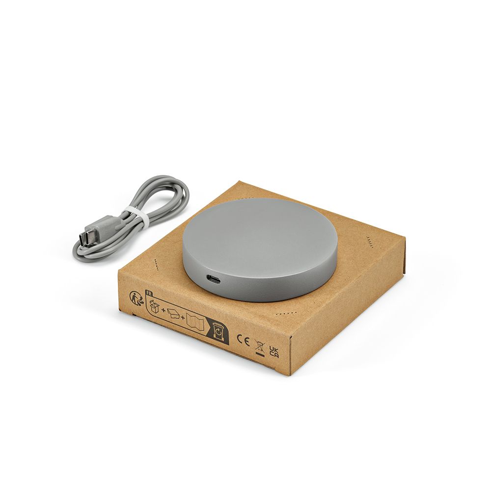Picture of Lovelace Wireless Charger Limestone. 15W. USB-C Port
