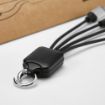 Picture of Sagan 4-in1 Cable rTPR. Backlit logo and hanging loop