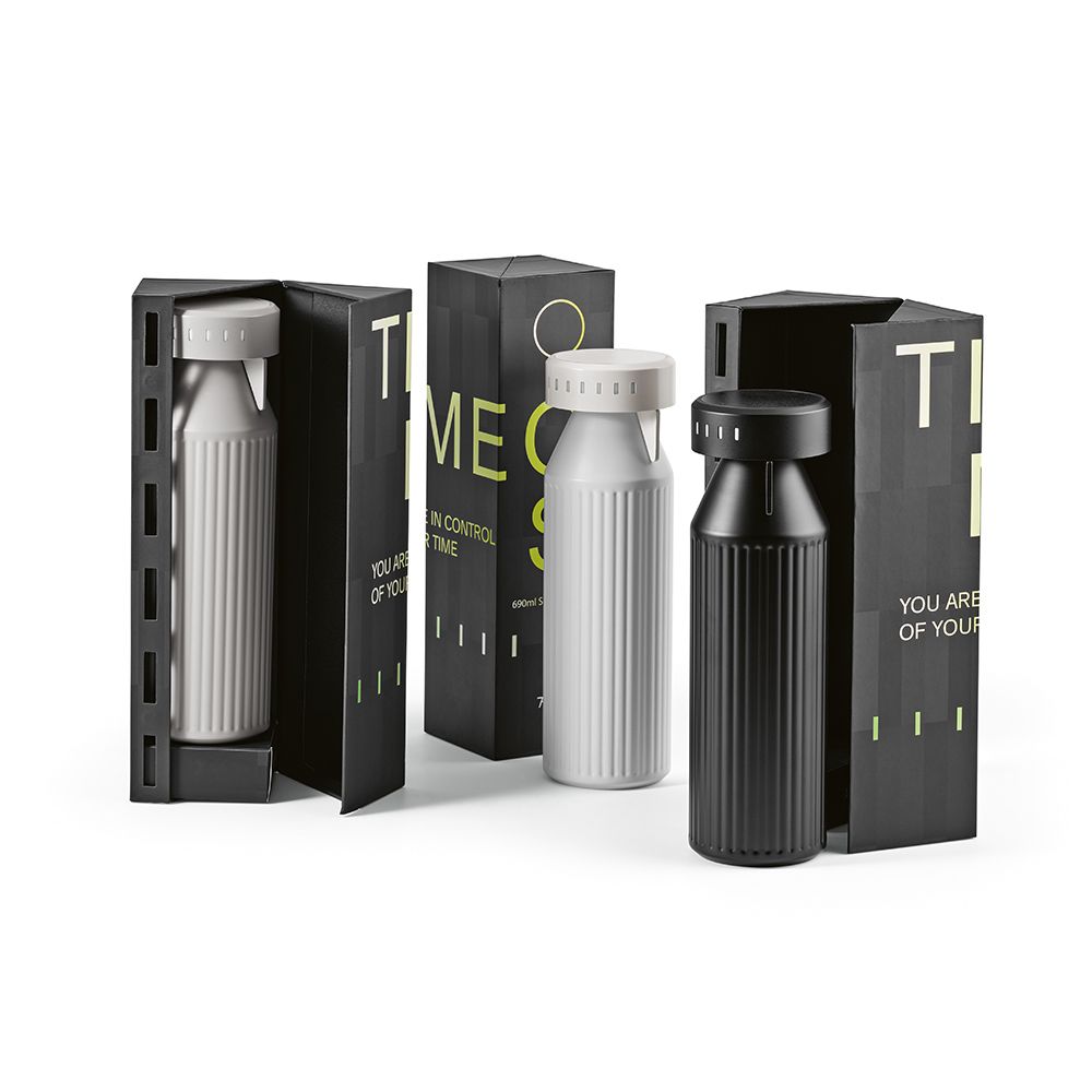 Picture of Timeos Bottle rSS 690ml. Double wall and Leakproof. LED reminder