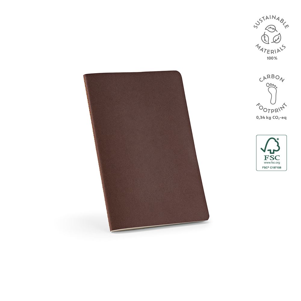 Picture of Bronte A5 Softcover Notebook rCardboard cover. FSC paper