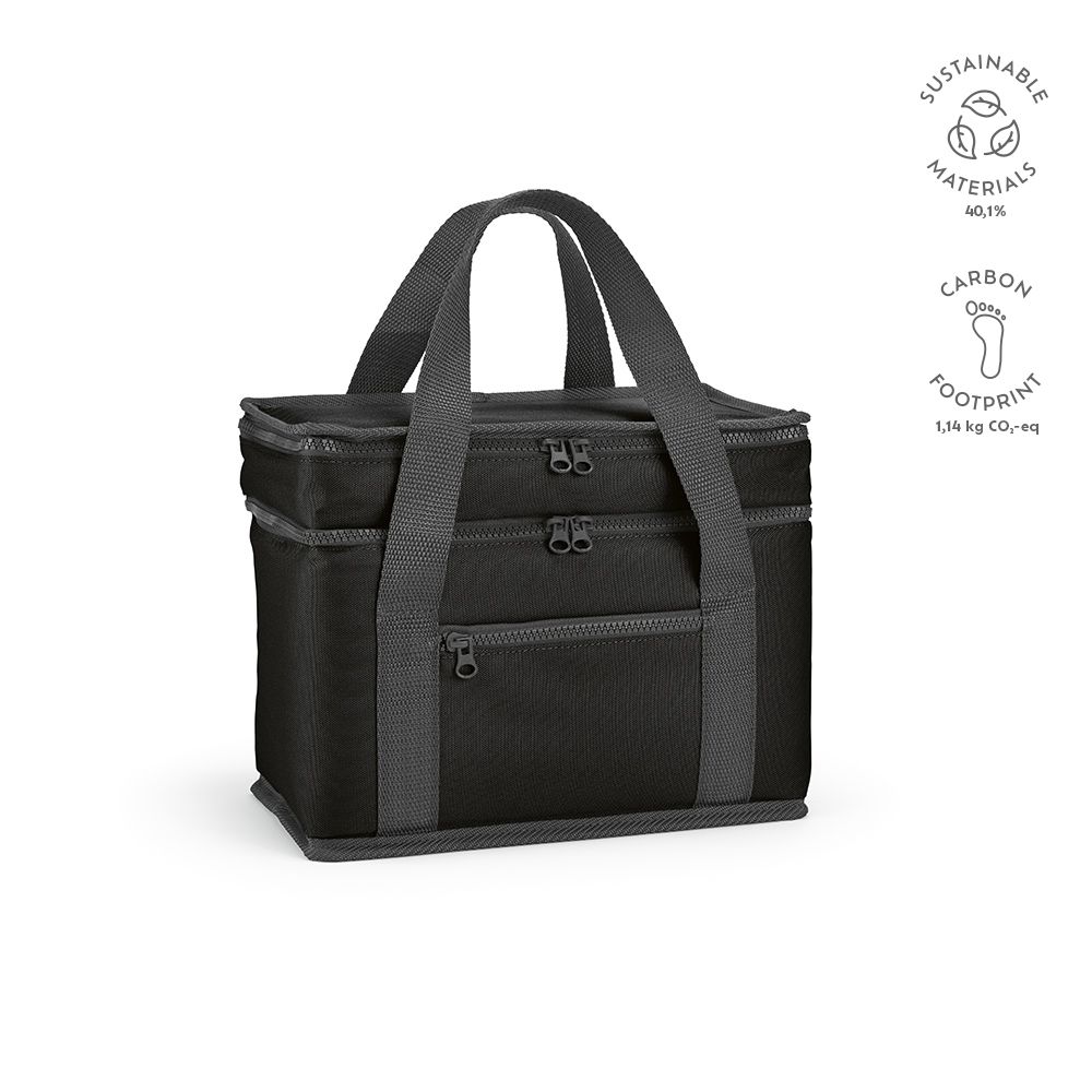 Picture of Florence L Cooler 10L rPET. 2 compartments and front pocket