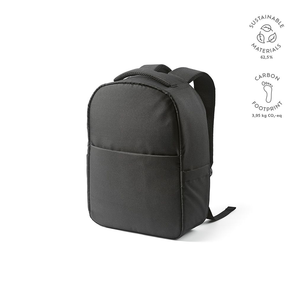 Picture of Budapest Backpack 16L rPET. Front Pocket. Fits 17" laptop