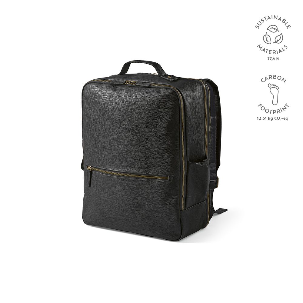 Picture of Paris Backpack 20L recycled Leather fits 17" laptop