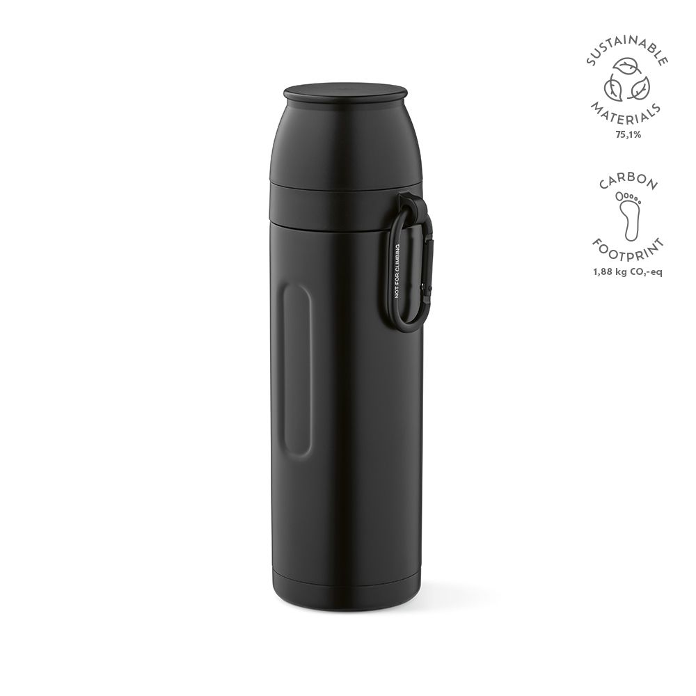 Picture of Loire Thermos rSS 810ml. 2 Cups and Carabiner 