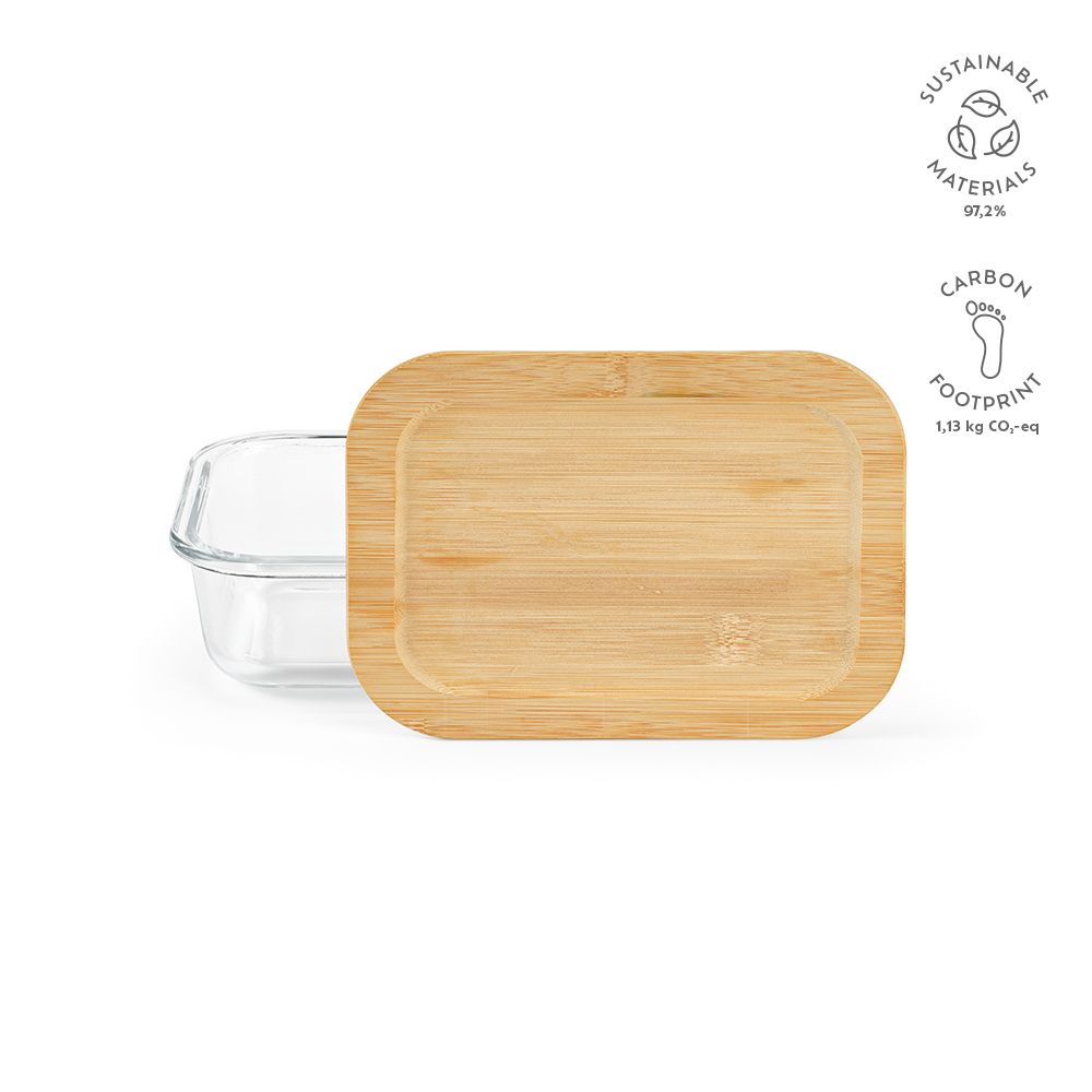 Picture of Van Gogh 500 Lunchbox Borosilicate Glass and Bamboo 520ml
