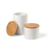 Picture of Munch 1000 Canister Ceramic 980ml. Bamboo lid
