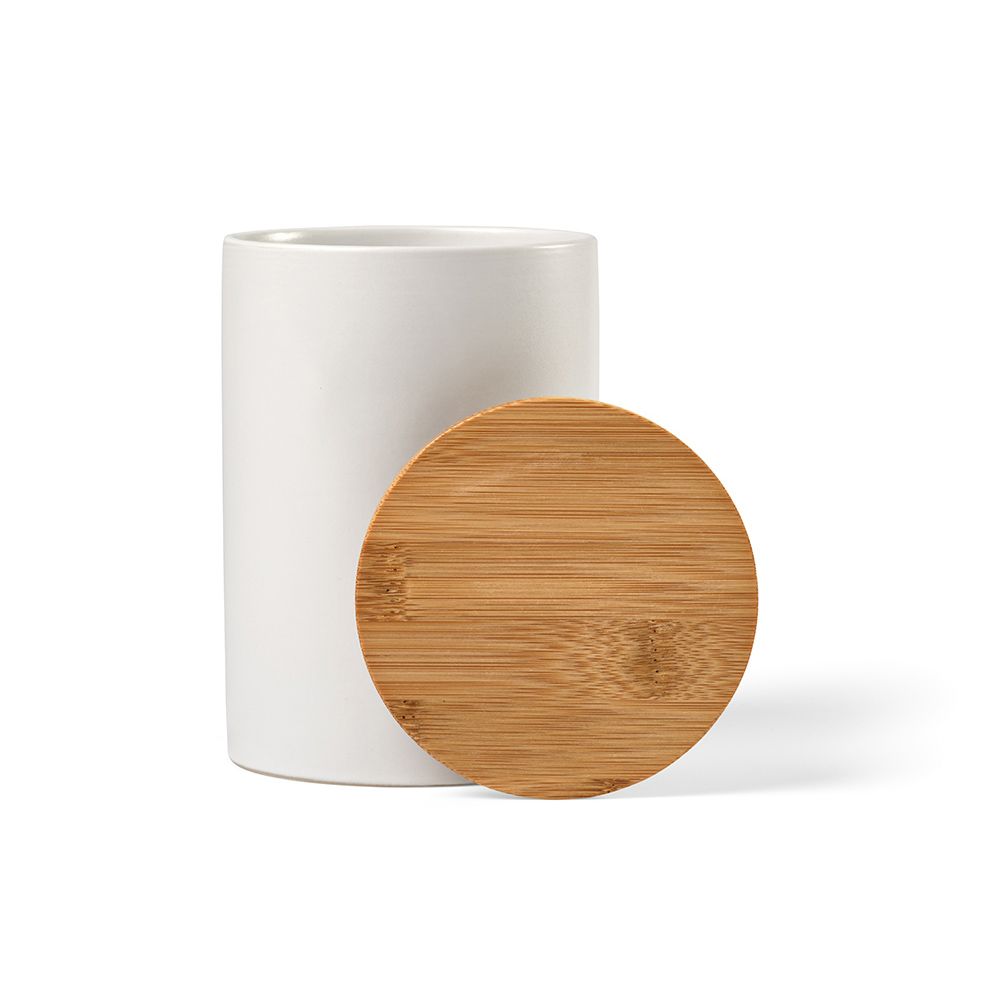 Picture of Munch 1000 Canister Ceramic 980ml. Bamboo lid