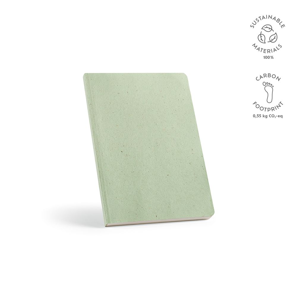 Picture of Dostoevsky A5 Notebook Lemongrass. 80gsm recycled 196 pages
