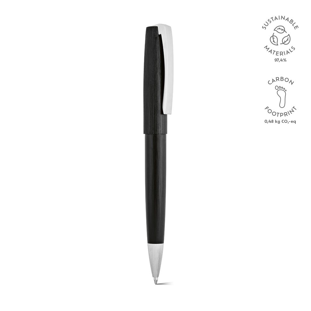 Picture of Hemingway Ballpoint Pen rAluminium. Black 2km Dokumental® ink