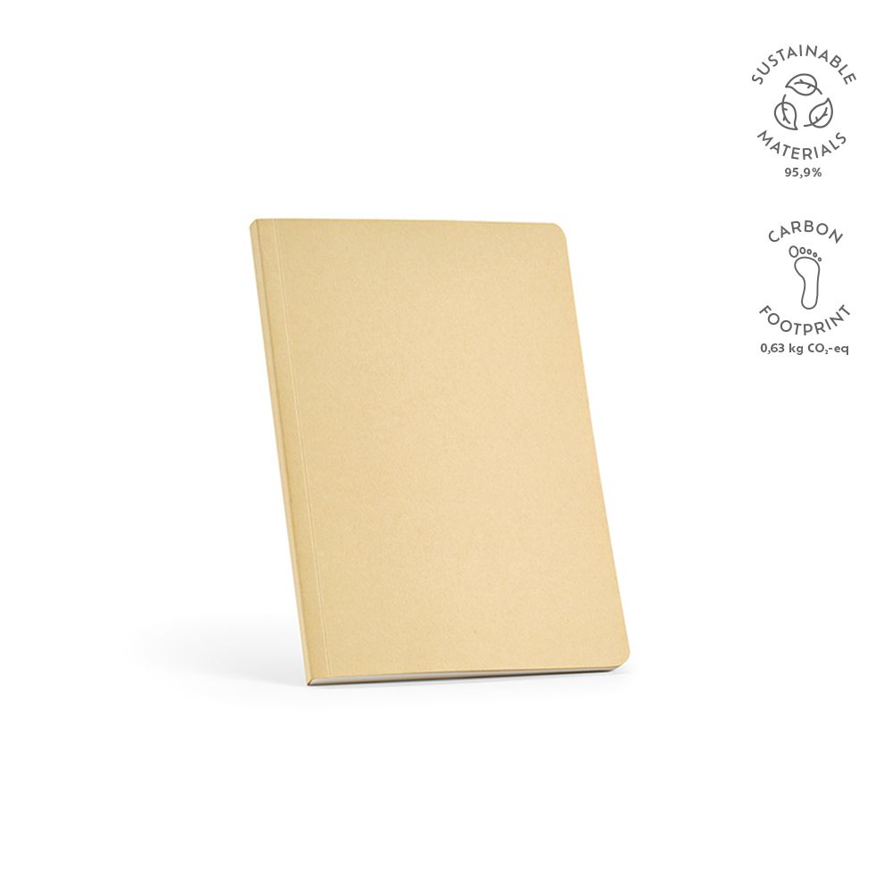 Picture of Cervantes A5 Notebook Bamboo Fibre. 70gsm recycled 196 pages