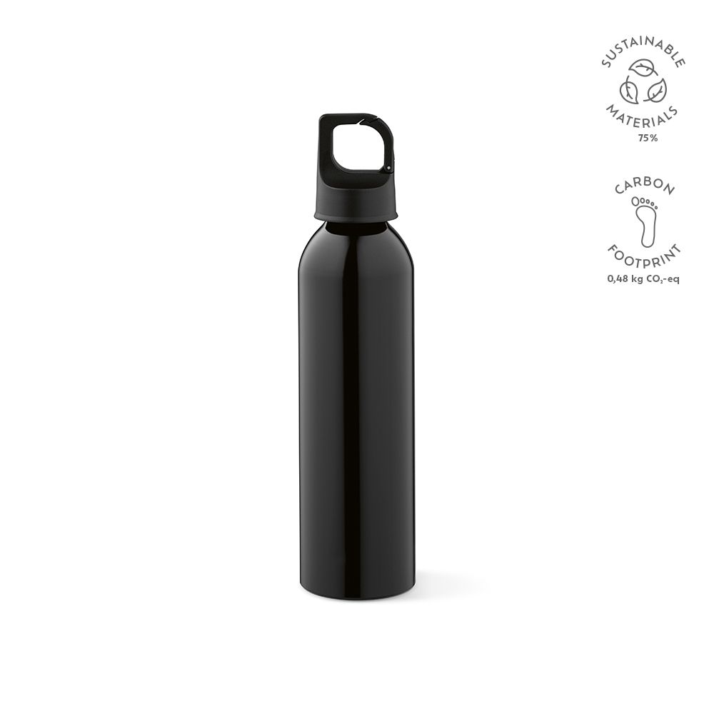 Picture of Mackenzie Bottle rAluminium 690ml. Leakproof and Carabiner lid