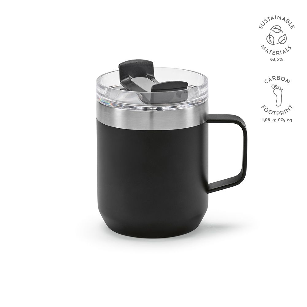 Picture of Shinano Mug rSS 440ml. Double wall and Rotating Lid