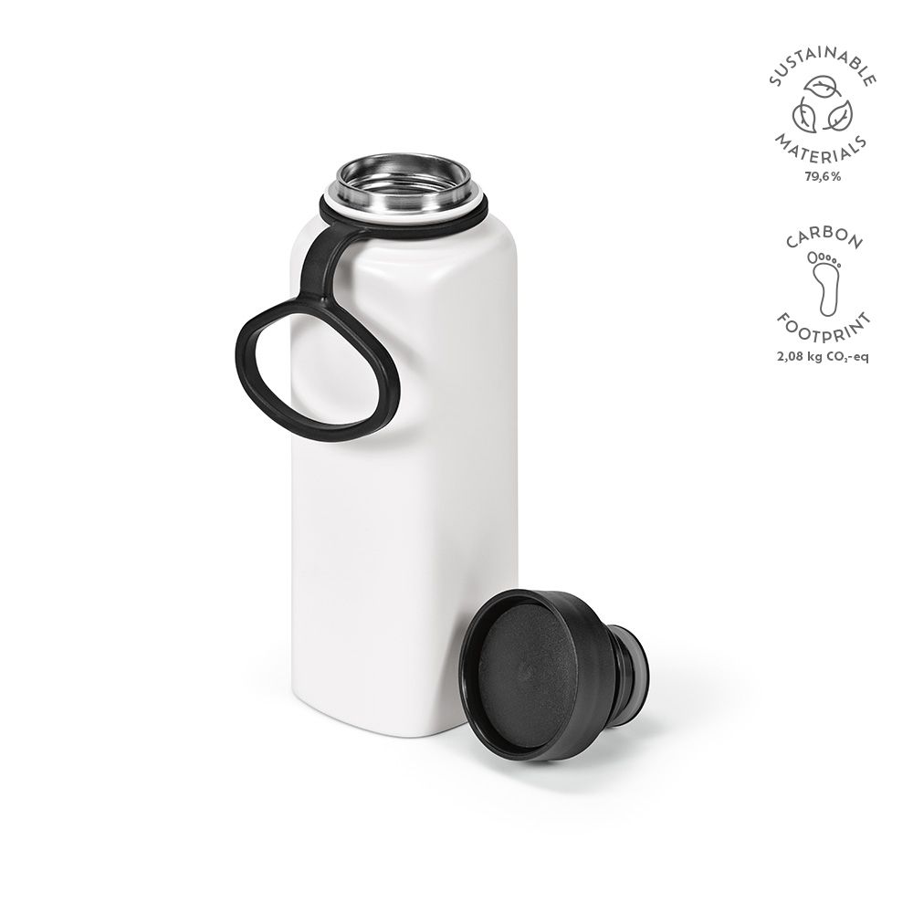 Picture of Ural Bottle rSS 820ml. Double wall and Leakproof. 360° push Lid
