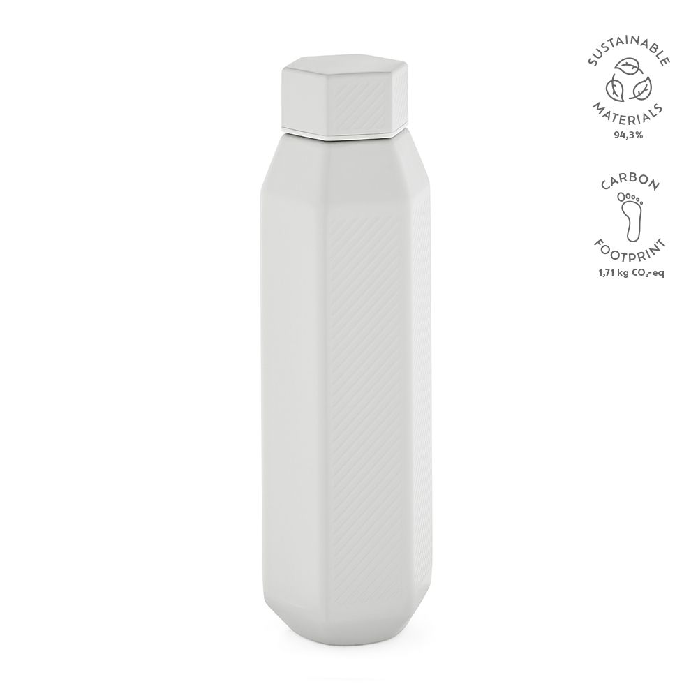 Picture of Hexagul Bottle rSS 530ml. Double wall and Leakproof. Hexagonal