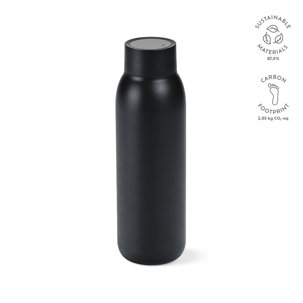 Picture of La Plata Bottle rSS 650ml. Double wall and leakproof. LED display