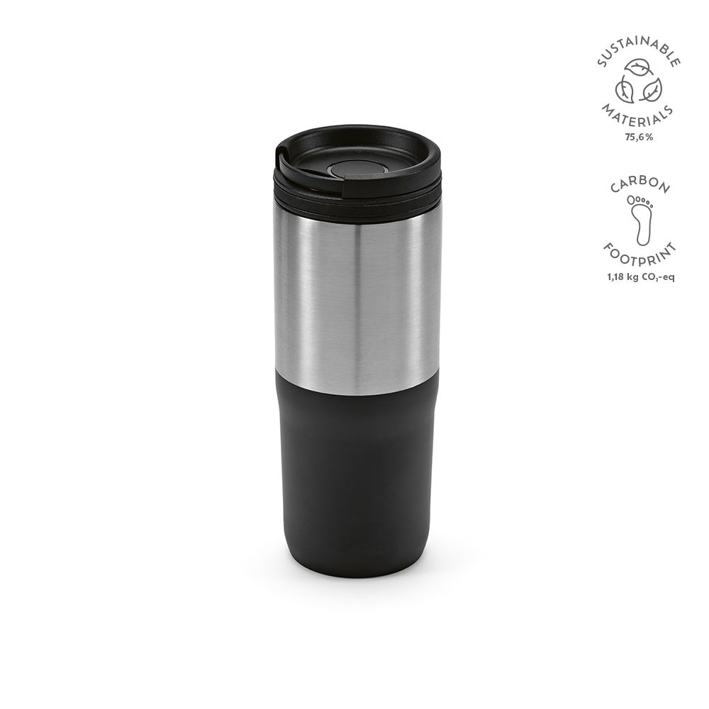 Picture of Orange Travel Cup rSS 600ml. Triple wall and Leakproof