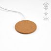 Picture of Descartes Wireless Charger Cork 15W. USB-C Port