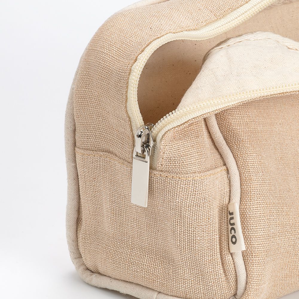 Picture of Rio Toiletry Bag 260 gsm Jute with zipper