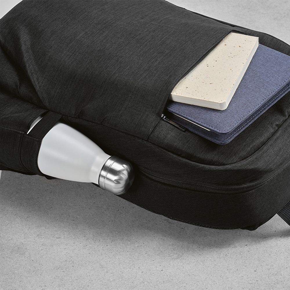 Picture of Vilnius Backpack 18L rPET. Front pocket. Fits 17" Laptop