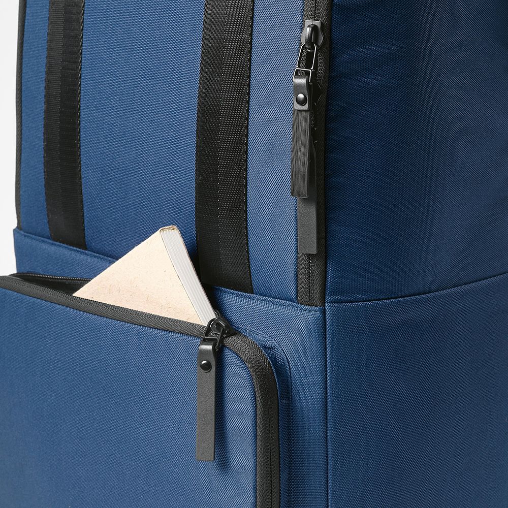 Picture of Bucharest Backpack 18L rPET. Front pocket. Fits 15.6" Laptop