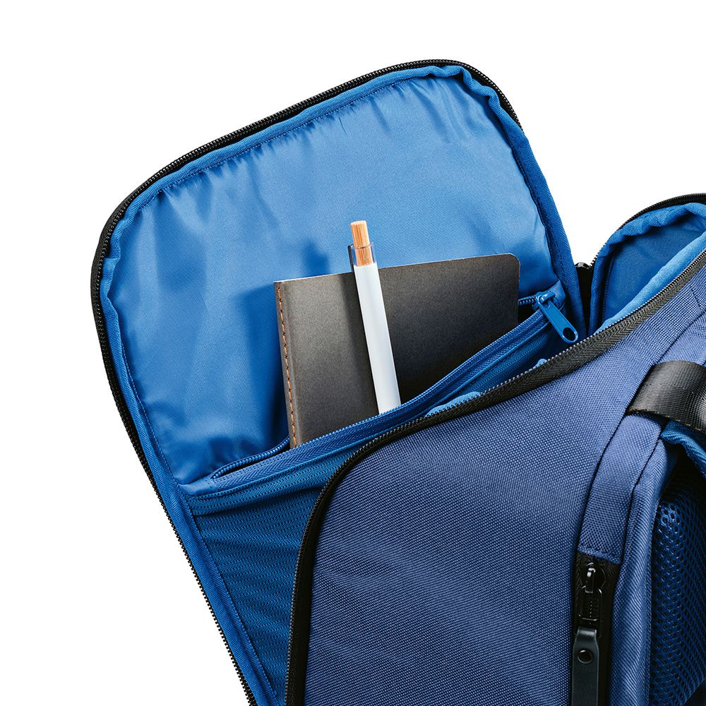 Picture of Bucharest Backpack 18L rPET. Front pocket. Fits 15.6" Laptop