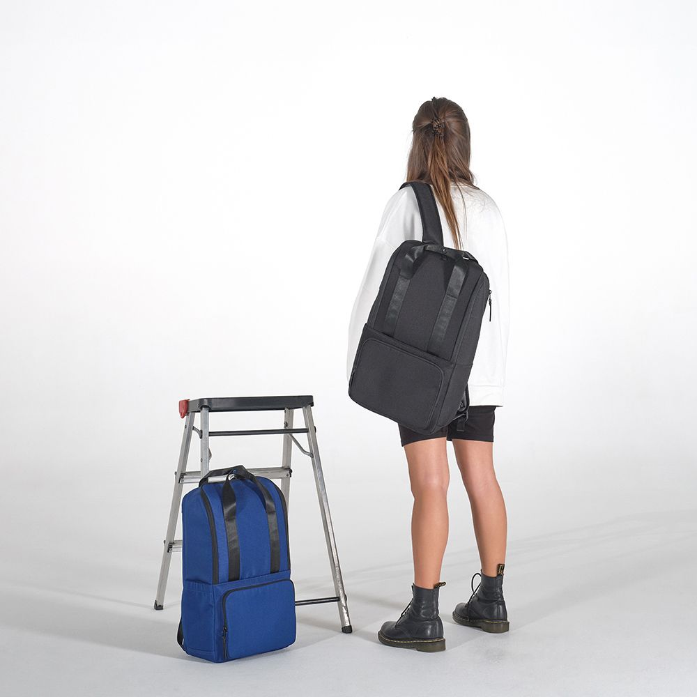 Picture of Bucharest Backpack 18L rPET. Front pocket. Fits 15.6" Laptop