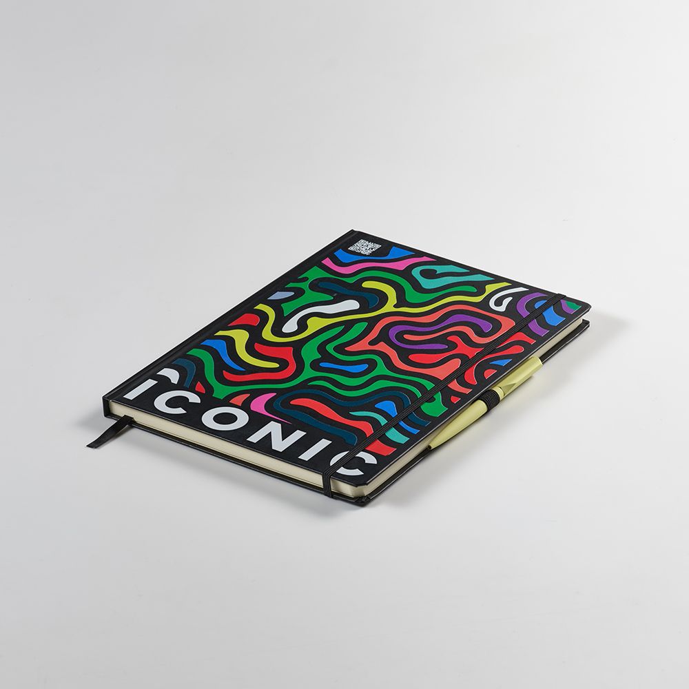 Picture of Marquez A4 Hardcover Notebook with 240 recycled 70gsm paper