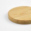 Picture of Kepler Wireless Charger Bamboo 15W. USB-C Port
