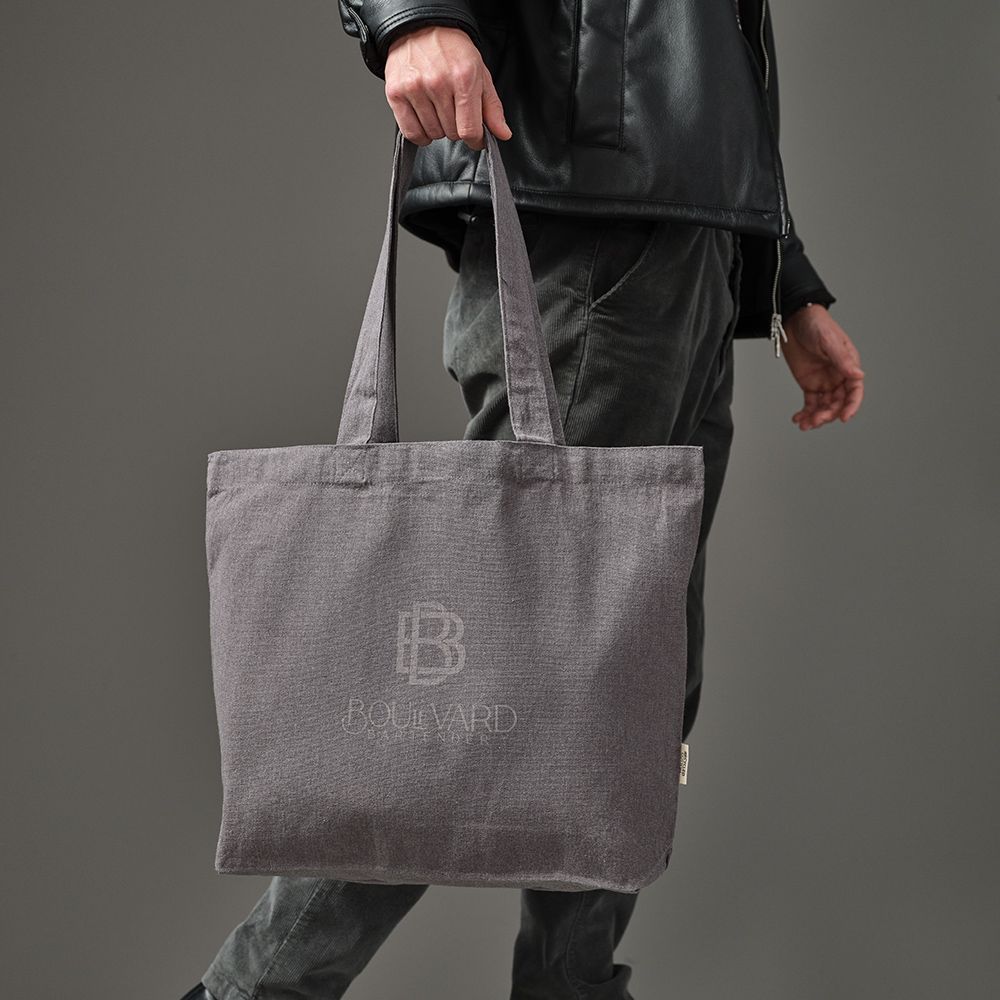 Picture of Kilimanjaro Shopping Bag in rCotton 180gsm. 65cm handles and Gusset