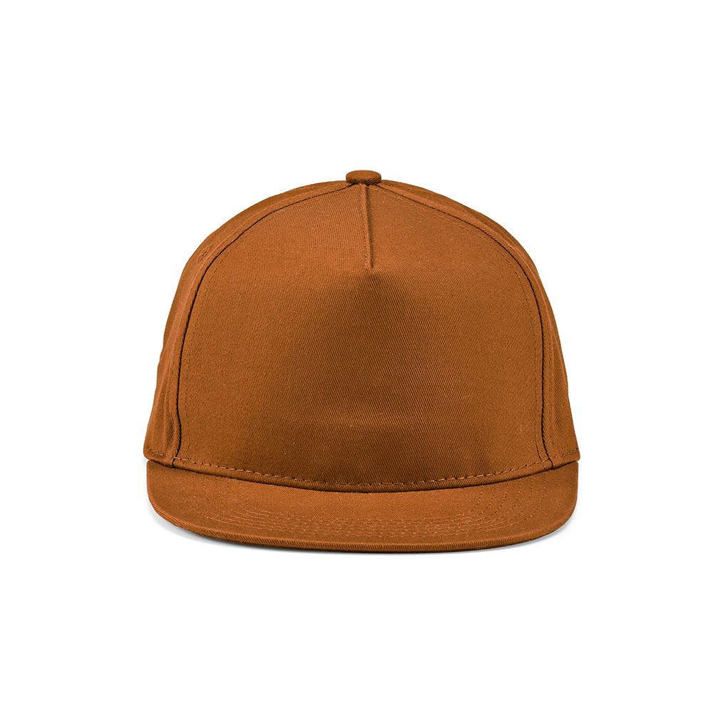 Picture of Cornell Cap rCotton 280gsm. 5 panels and Snap Closure