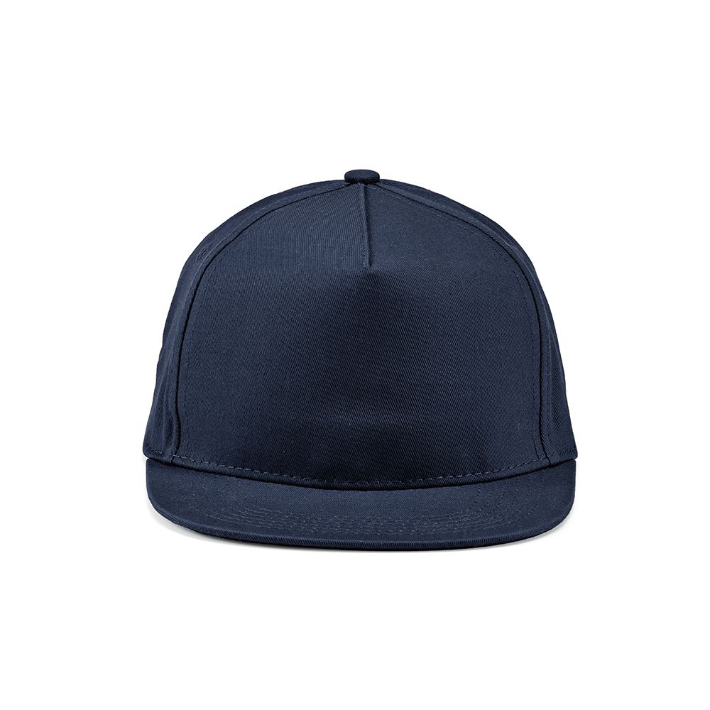 Picture of Cornell Cap rCotton 280gsm. 5 panels and Snap Closure