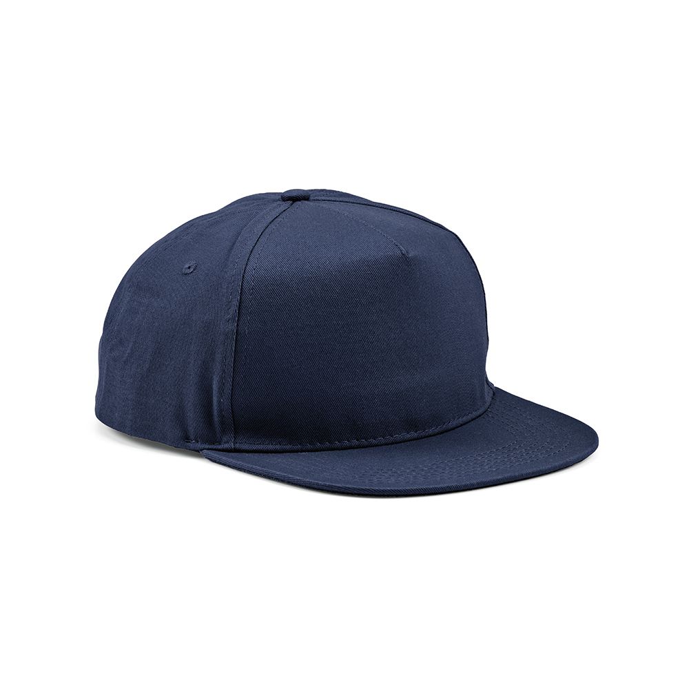 Picture of Cornell Cap rCotton 280gsm. 5 panels and Snap Closure