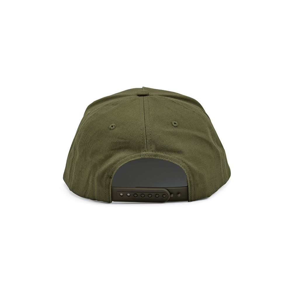 Picture of Cornell Cap rCotton 280gsm. 5 panels and Snap Closure