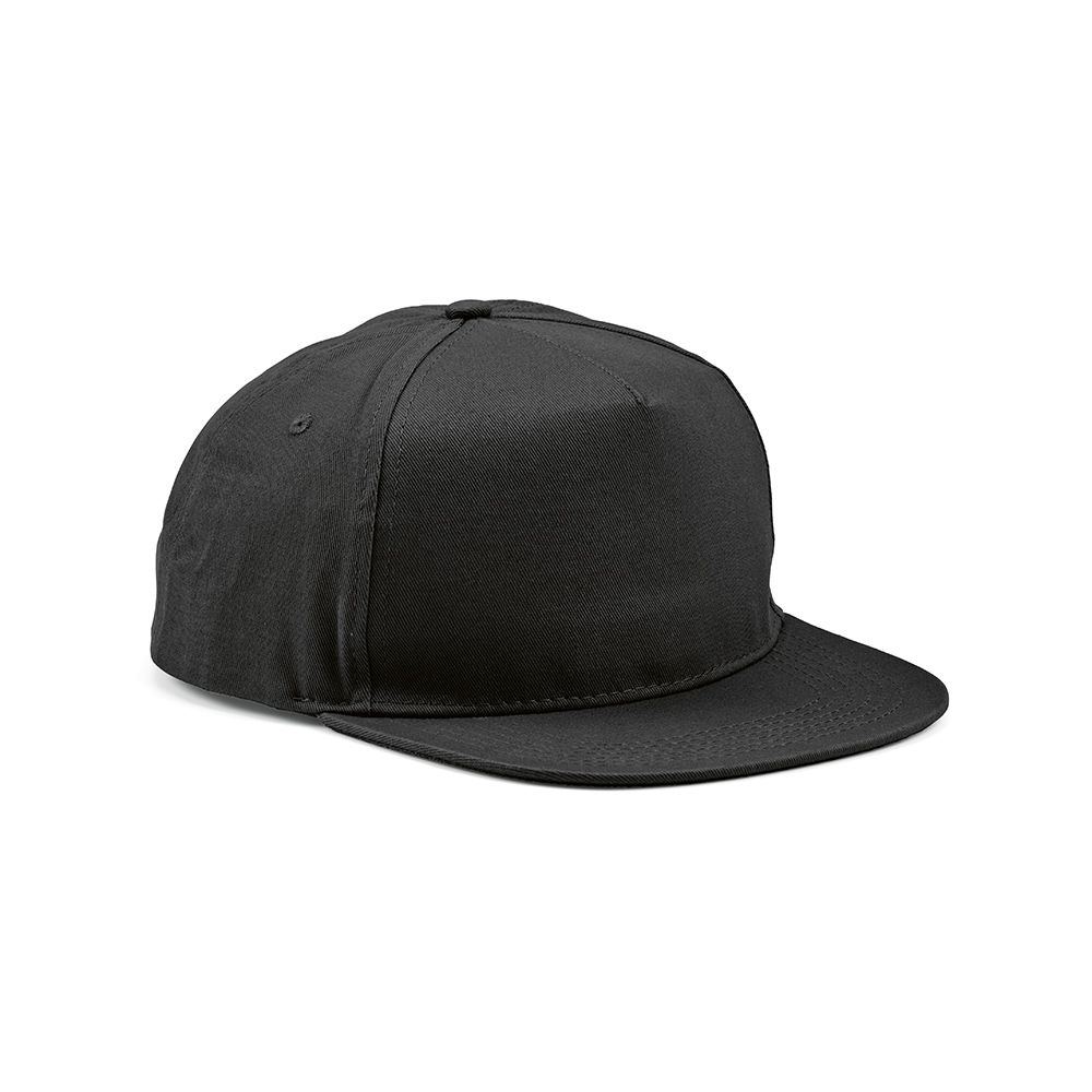 Picture of Cornell Cap rCotton 280gsm. 5 panels and Snap Closure