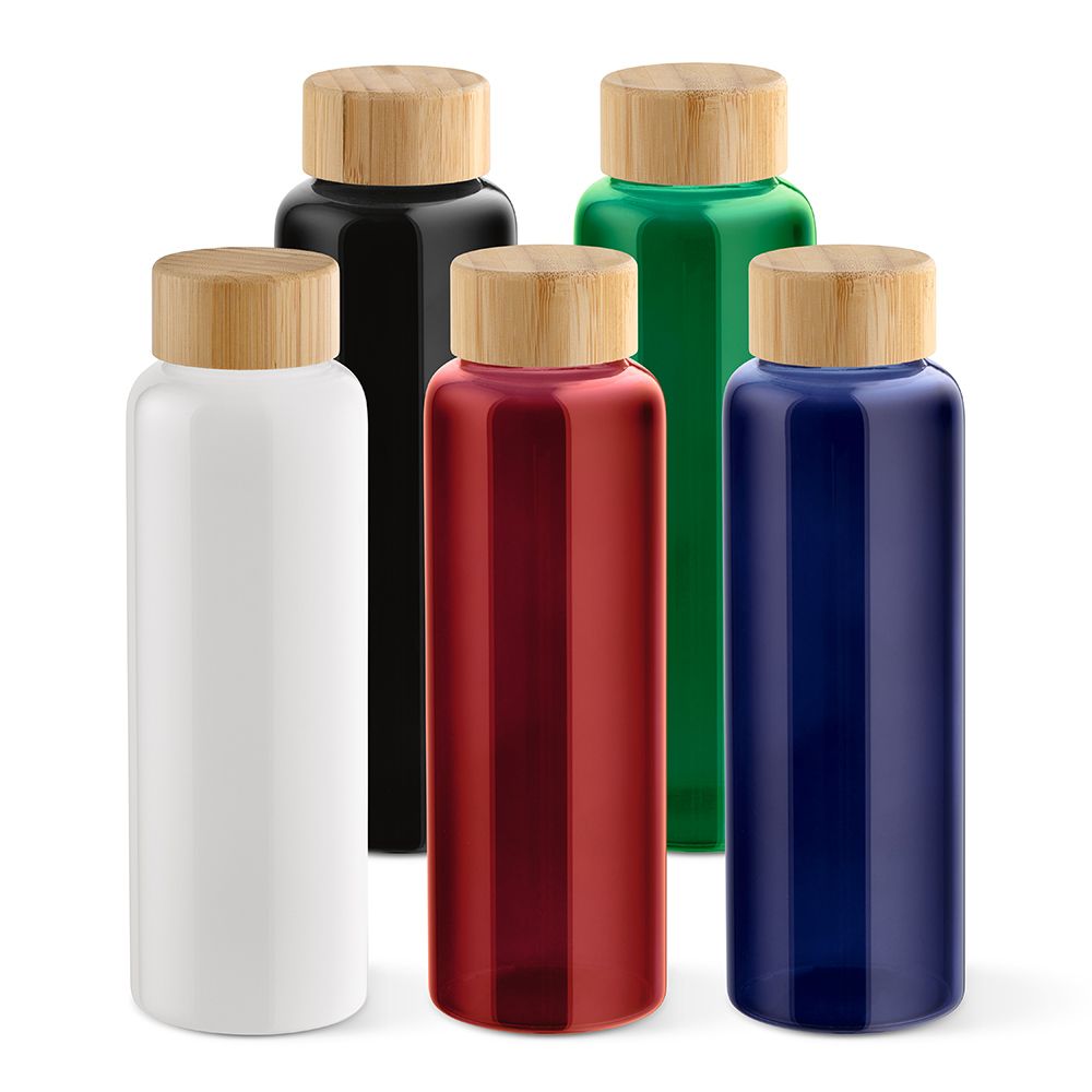 Picture of Indus Bottle Borosilicate Glass and Bamboo lid 510 ml. Leakproof