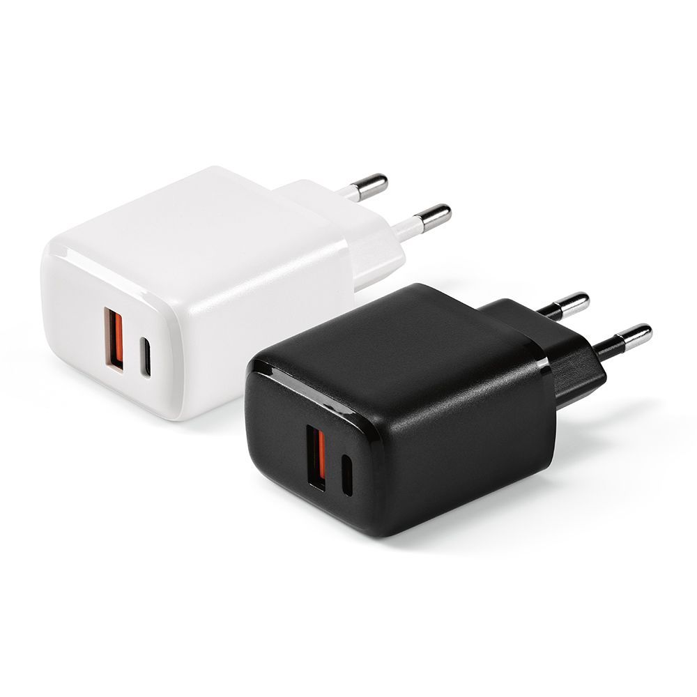 Picture of Franklin Wall Charger rABS 20W. USB-C and USB-A Fast charging