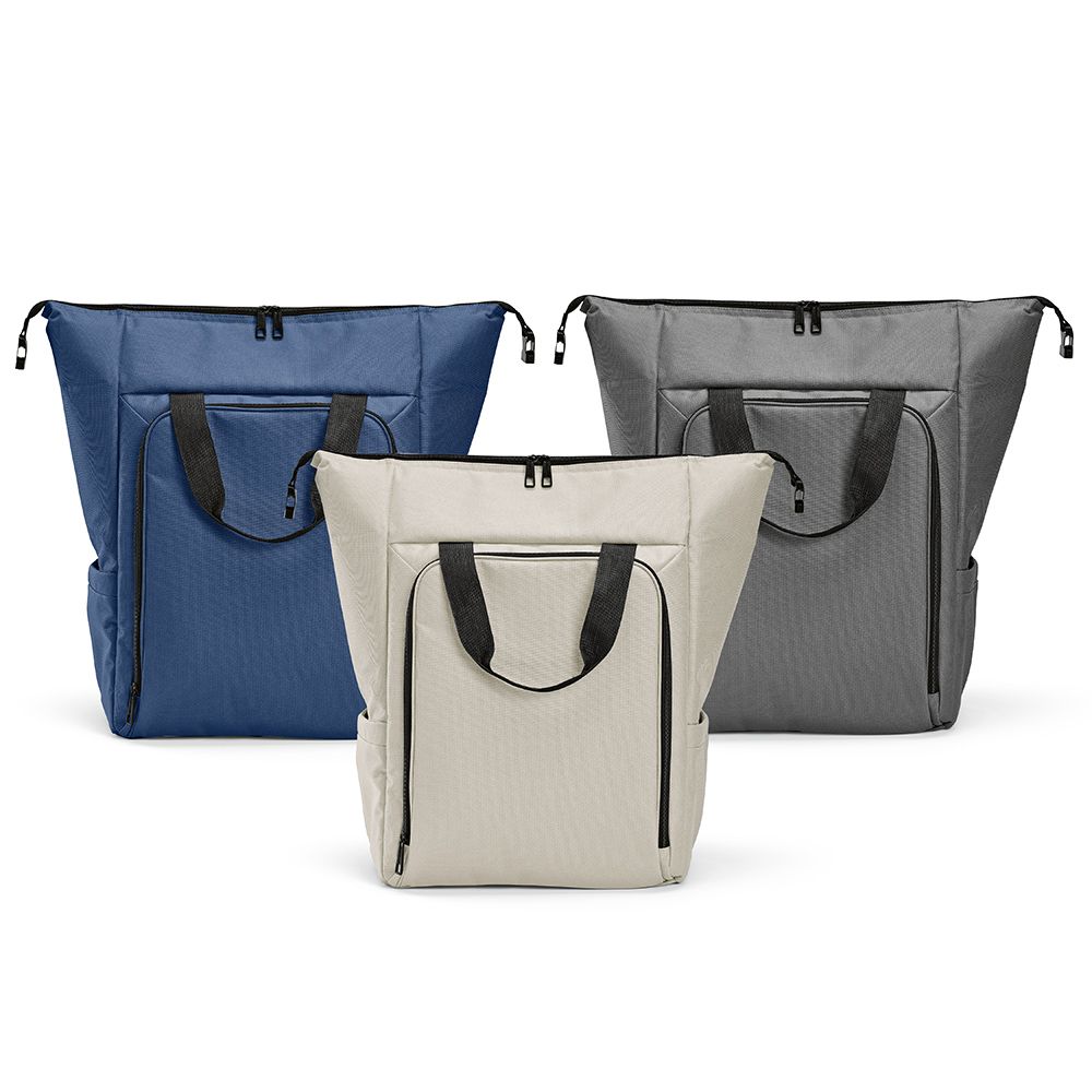 Picture of Dublin Cooler 28L rPET. Front pocket and two side pockets